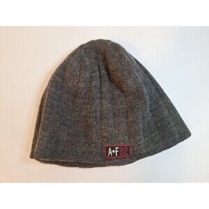 Vintage Abercrombie & Fitch Beanie Hat Skull Cap Toboggan Hand Knit Y2K 90s READ